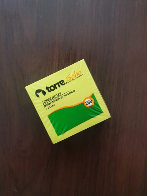 Cubo Notas Adhesivas Mini Torre