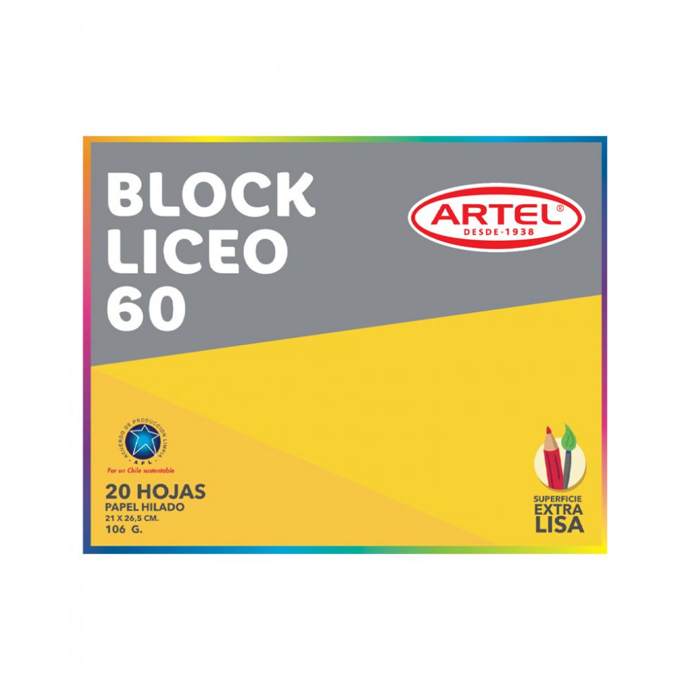 Block Liceo 60 Artel