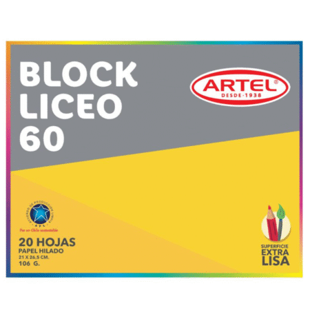 Block de Dibujo Liceo 60 Artel