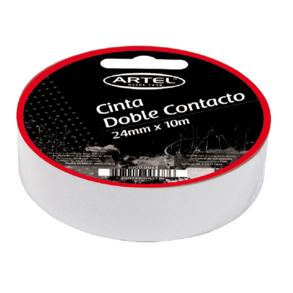 Cinta doble contacto 24 mm. x 10 m. Artel