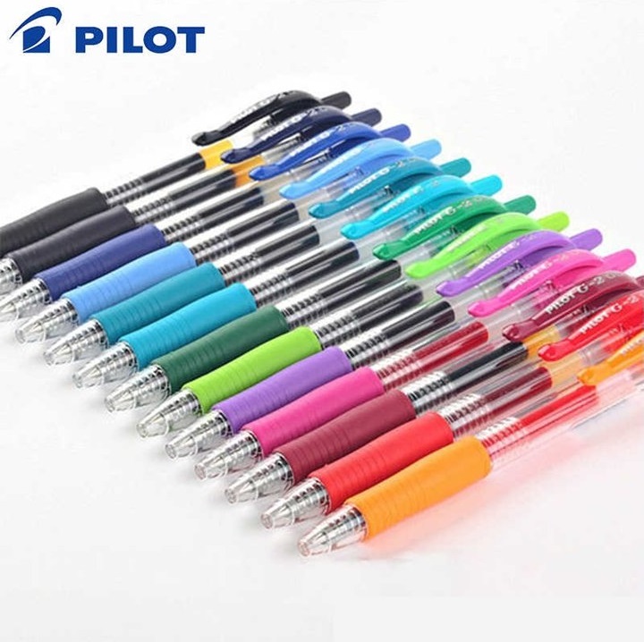 Lápiz Gel Pilot G-2 Punta 07 Full Colors Set de 6