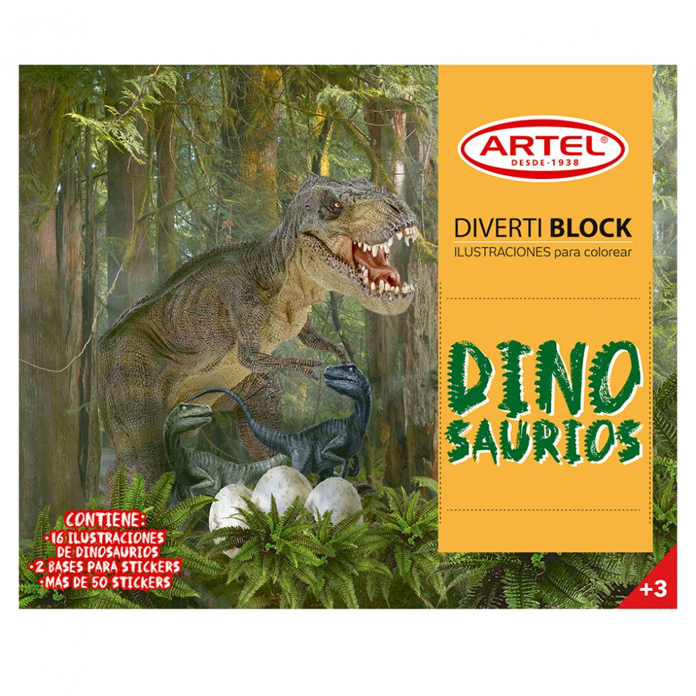 Divertiblock Dinosaurios Artel