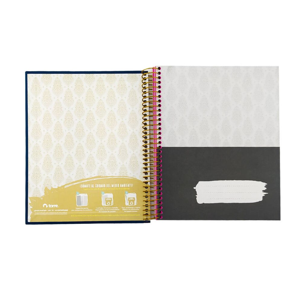 Cuaderno Velvet Medio Oficio Torre - Imagen 3