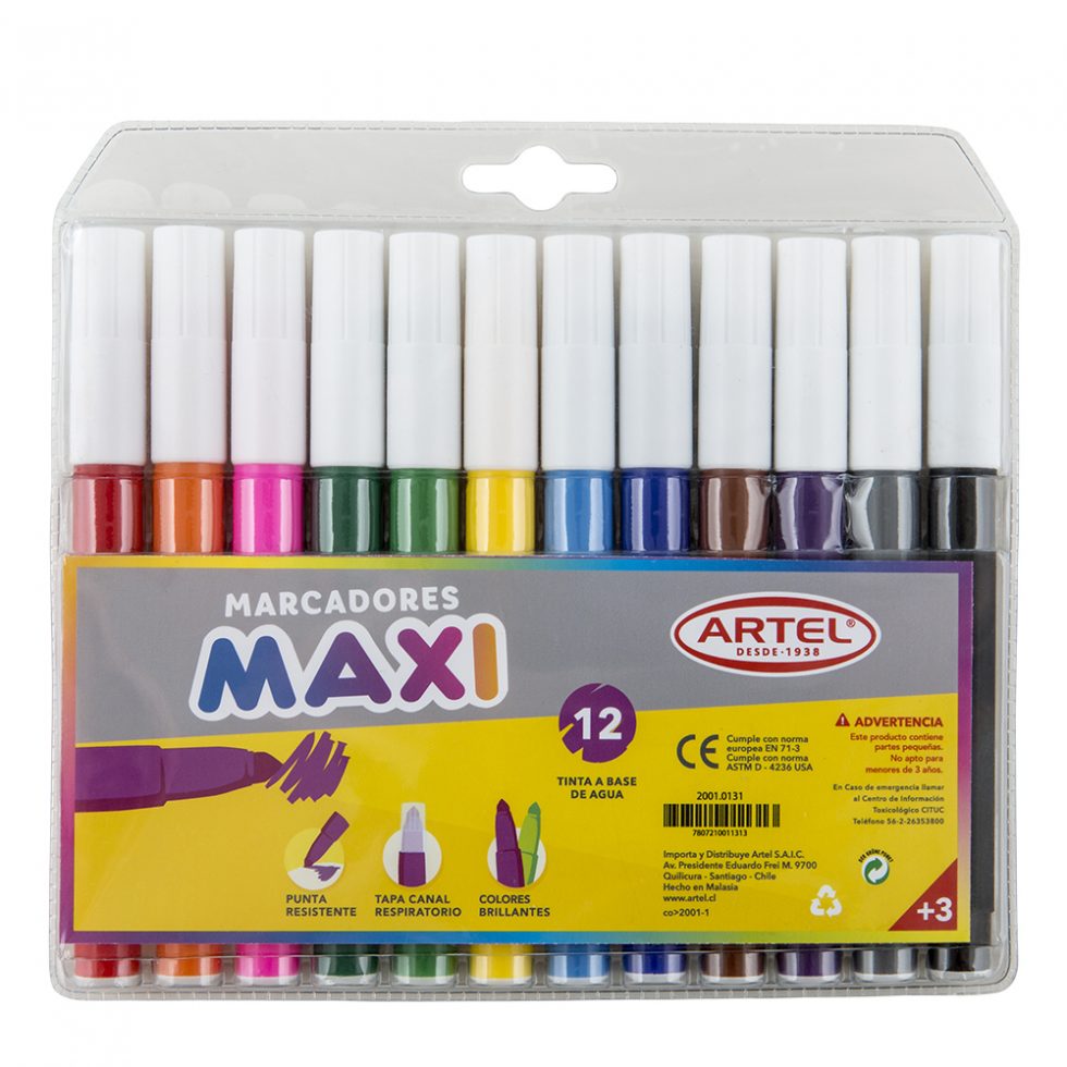 Marcadores Scripto Maxi Jumbo Artel