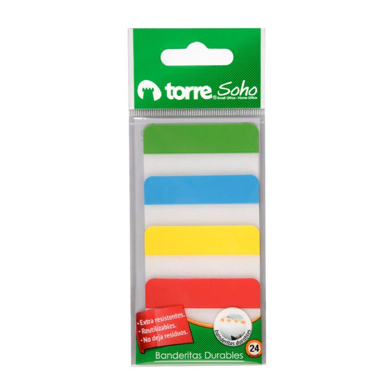 Banderitas Durables 24 unidades TORRE