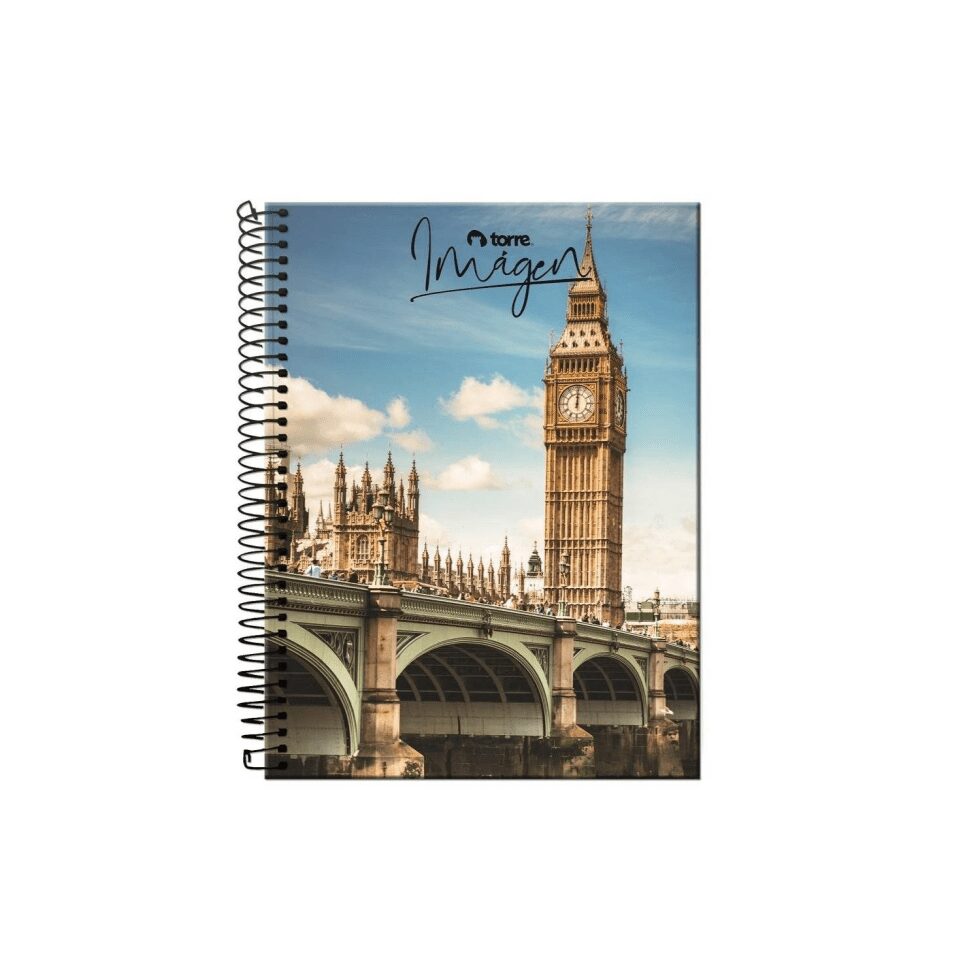 Cuaderno Triple Imagen Torre 120 hojas
