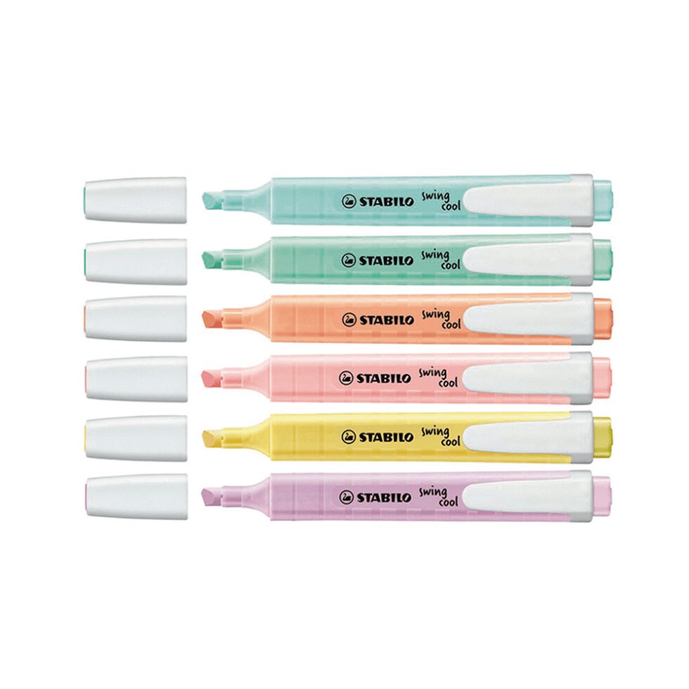 Destacador Stabilo Swing Cool Pastel