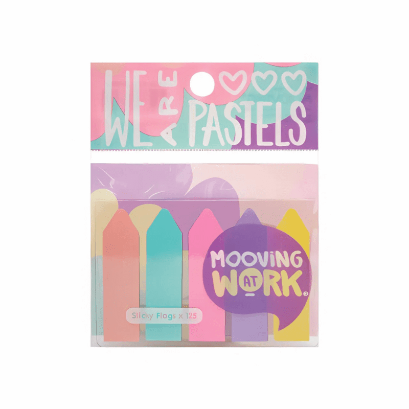 Set 125 Banderitas Pastel Rose Mooving