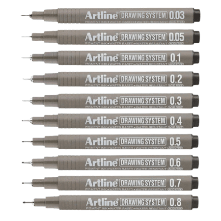 Tiralineas Drawing System Artline por unidad
