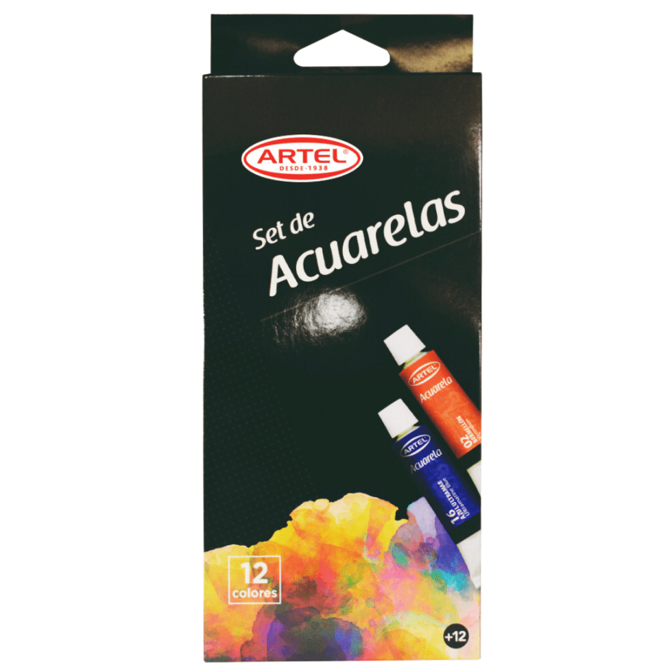 Set 12 Acuarelas Artel