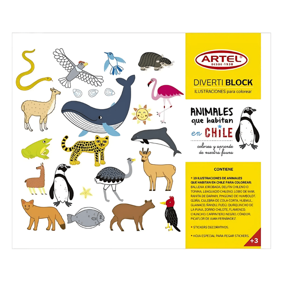 Divertiblock Animales Chilenos Artel