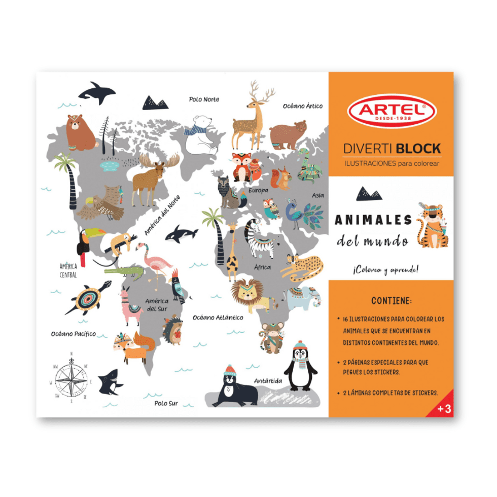 Divertiblock Animales del Mundo Artel