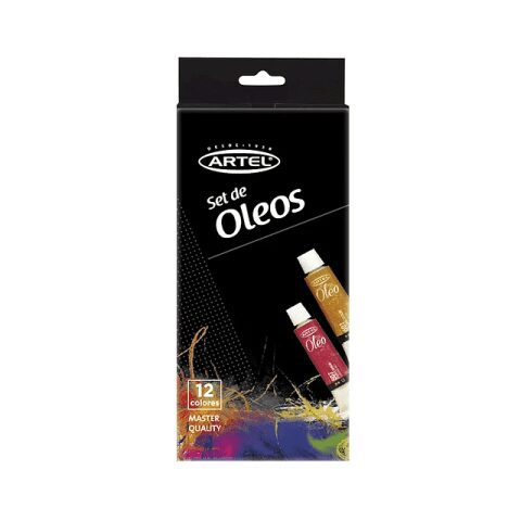 Set oleo 12 colores Artel