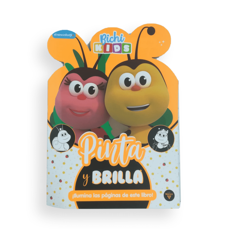 Libro para colorear Bichi Kids Pinta y Brilla
