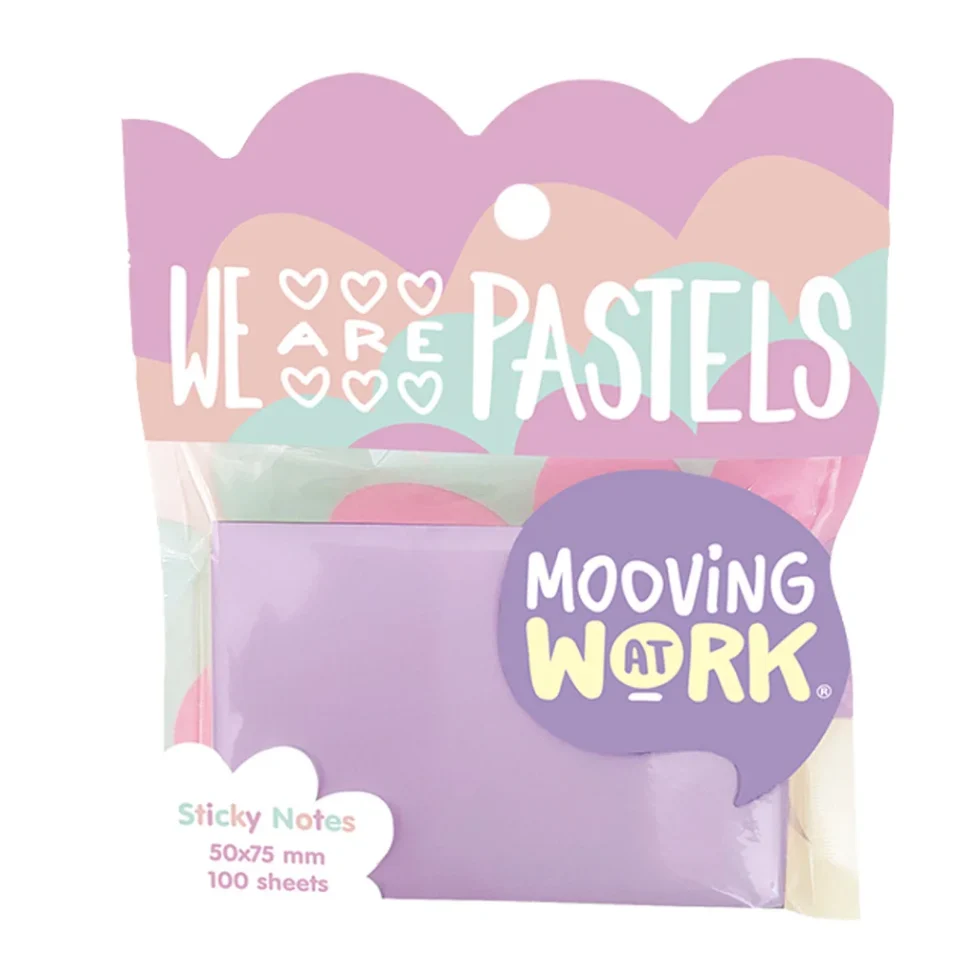 Set Notas Adhesivas Pastel Mooving 76x76 - Imagen 3
