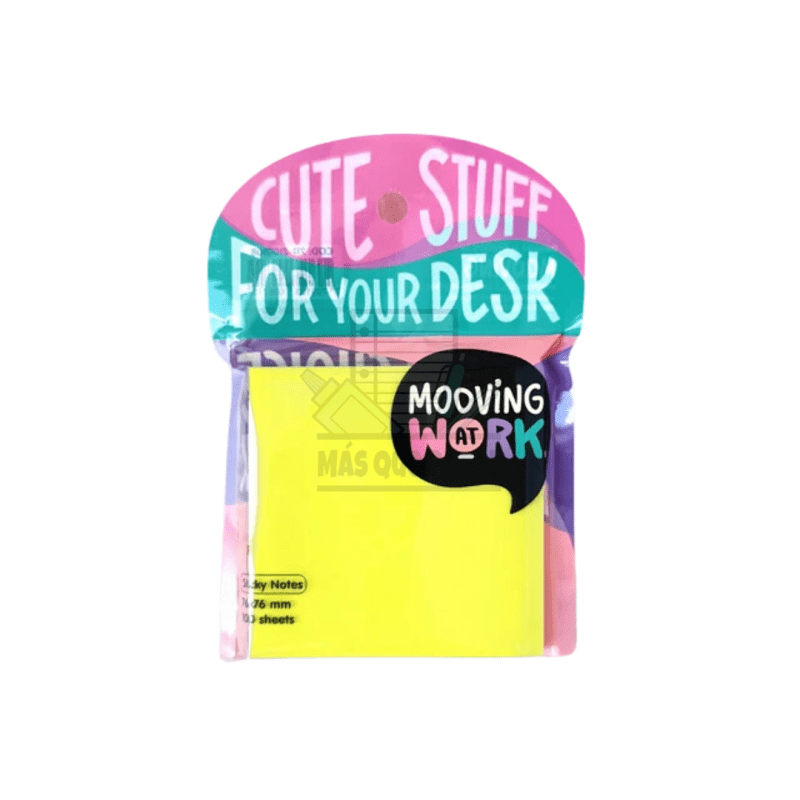 Set Notas Adhesivas Multicolor 76 x 76 100 hojas