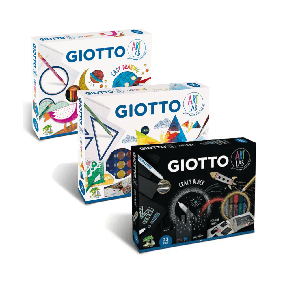 Set Giotto ART LAB ( black, dibujo o pintura)