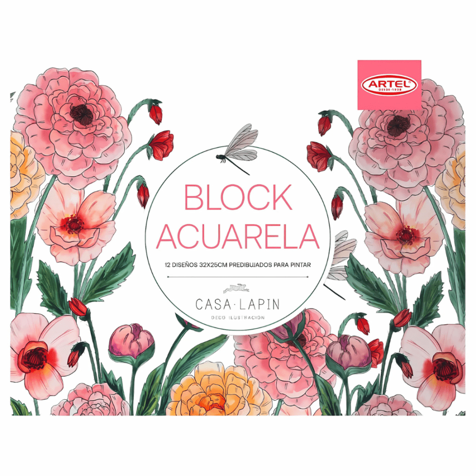 Block Diseños Acuarela Artel