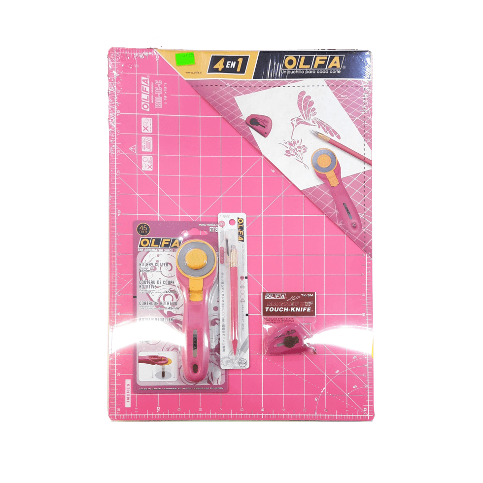 Set de Corte Rosado OLFA