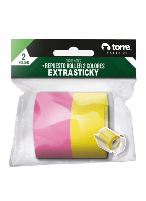 Repuesto roller 2 colores Torre notes