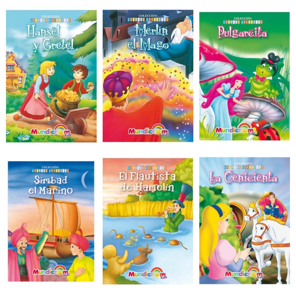 Colección Cuentos Escogidos Tapa y hojas Duras Mundicrom
