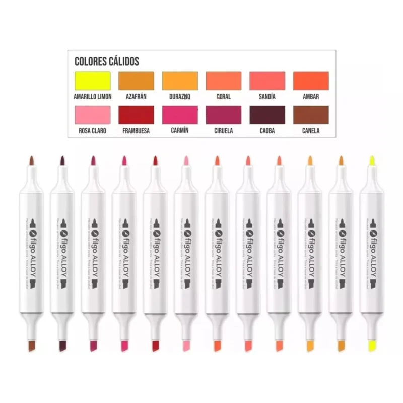 Set de 12 Marcadores doble punta ALLOY Filgo - Imagen 7
