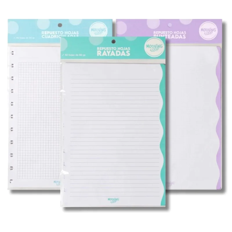 Cuaderno Discos tamaño Carta Mooving + 3 Refill - Imagen 2