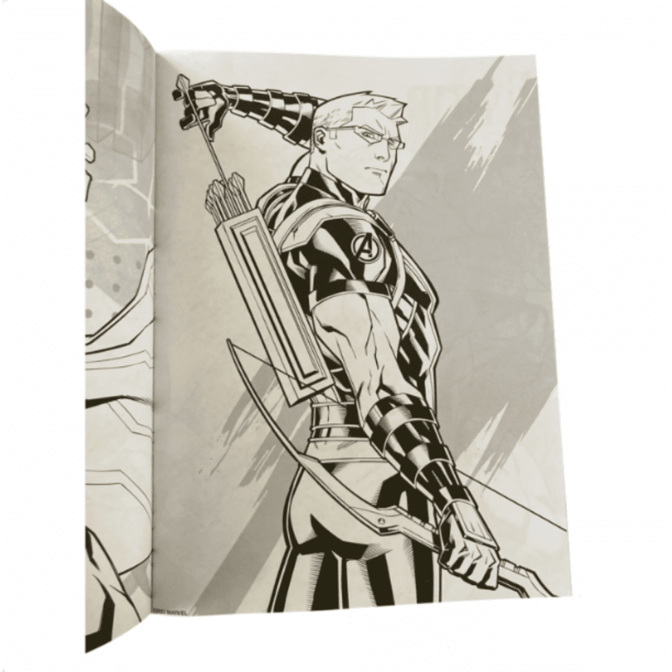 Libro para colorear + 500 stickers Avengers - Imagen 3
