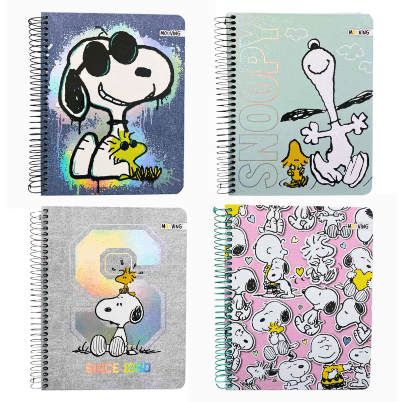 Cuaderno Medio Oficio Snoopy Mooving