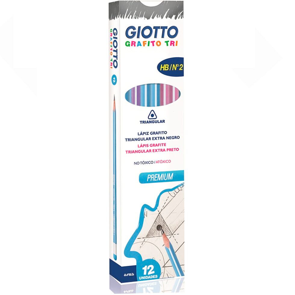 Caja Lápices grafito Giotto 12 unidades