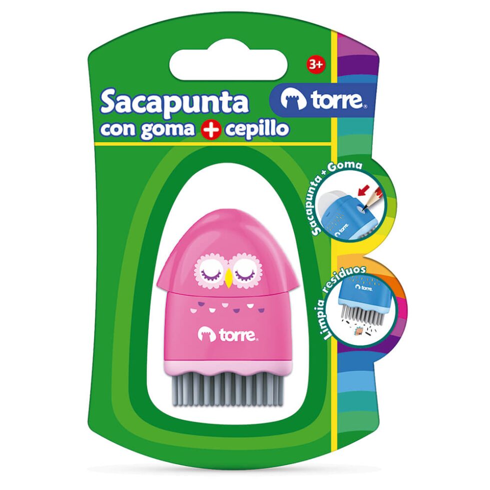 Sacapunta con goma y cepillo Torre - Imagen 2