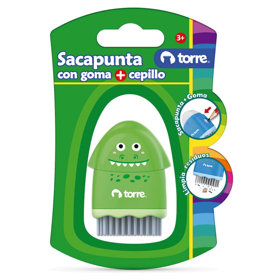 Sacapunta con goma y cepillo Torre - Imagen 3