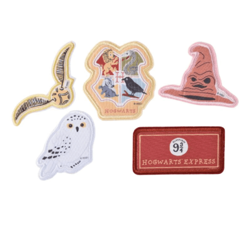 Set de 5 Stickers de tela Harry Potter 2 Torre