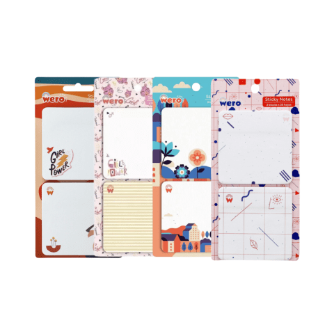 Set 2 Notas Adhesivas Wero Believe You Can / Wanderlust