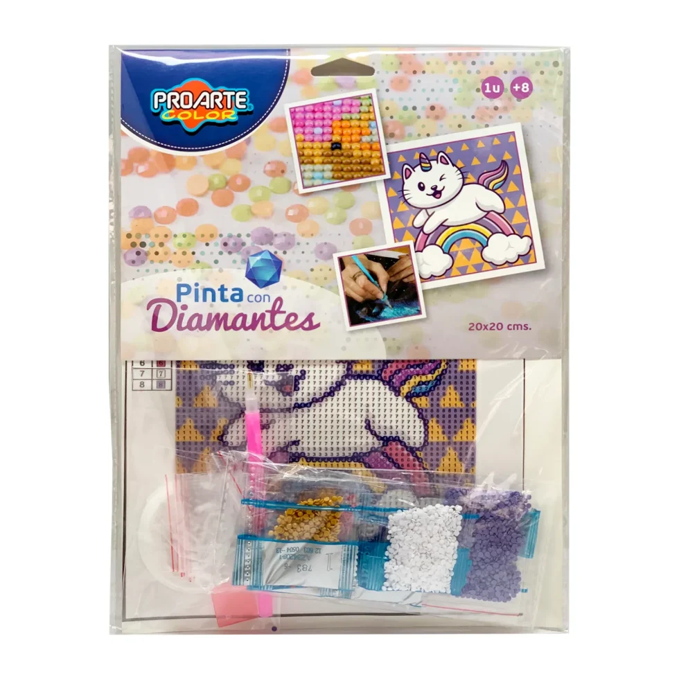 Pinta con Diamantes Animales 20 x 20 Proarte