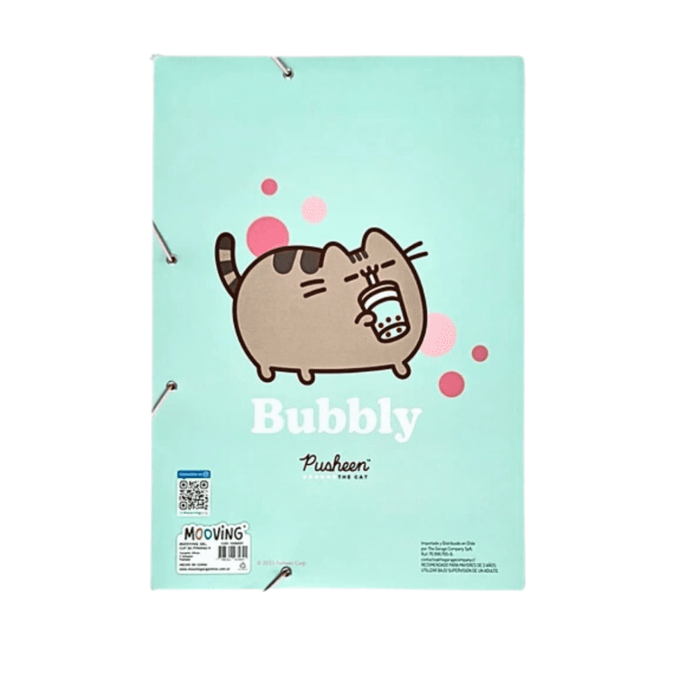 Carpeta con elástico Pusheen Oficio Mooving - Imagen 3