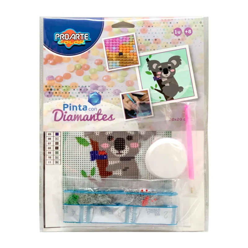 Pinta con Diamantes Animales 20 x 20 Proarte - Imagen 4