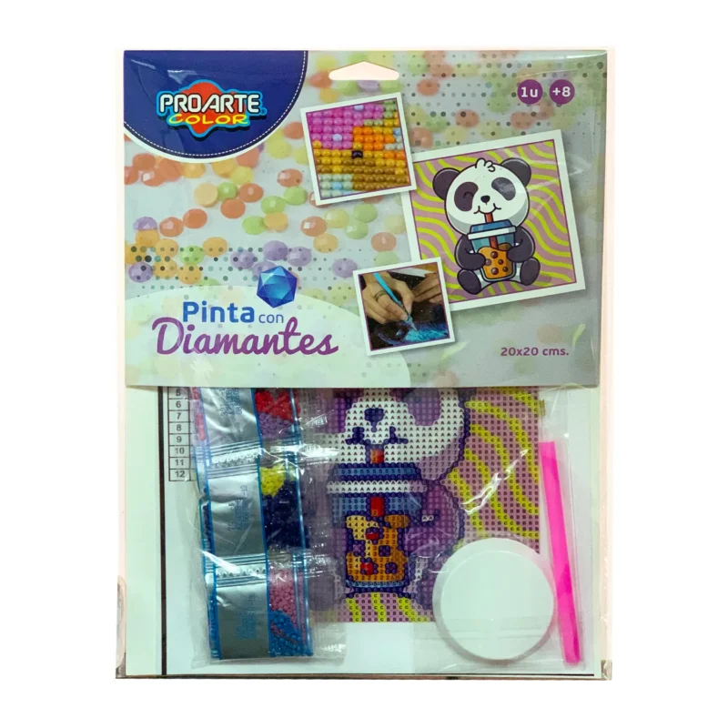 Pinta con Diamantes Animales 20 x 20 Proarte - Imagen 3