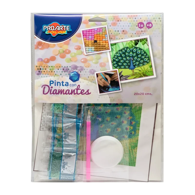 Pinta con Diamantes Animales 20 x 20 Proarte - Imagen 2