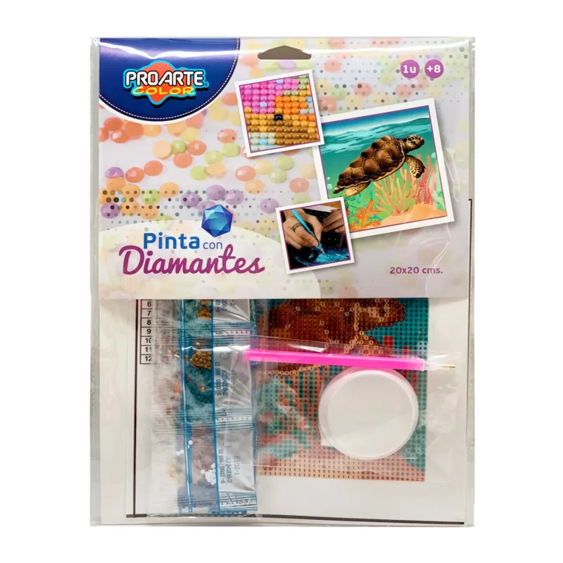 Pinta con Diamantes Animales 20 x 20 Proarte - Imagen 6