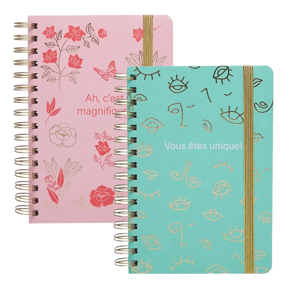 Libreta Espiral Paris A5 Líneas Mooving