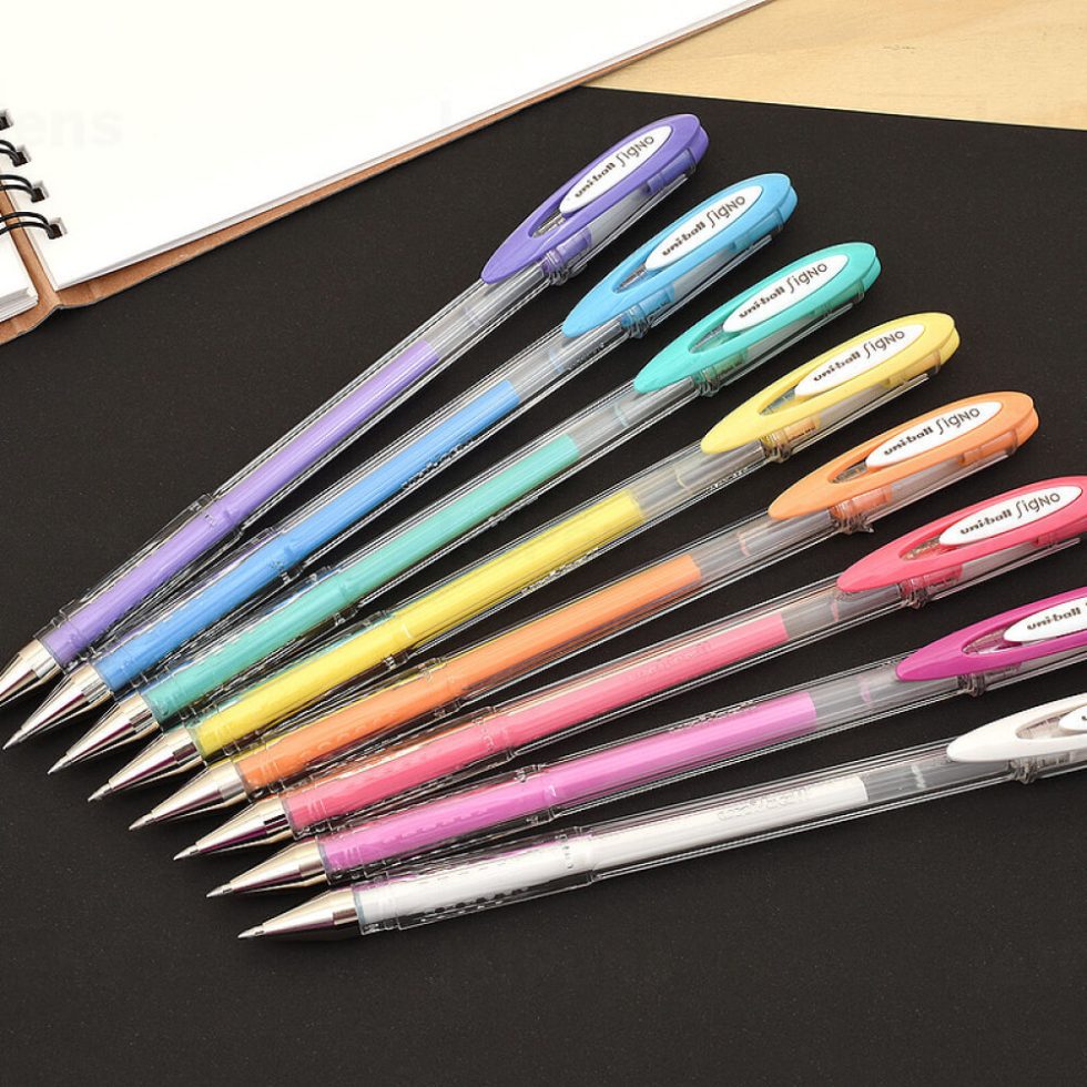 Lápiz Tinta Gel Roller Signo UM 120 Angelic Colour 0.7mm Uni-Ball - Imagen 4