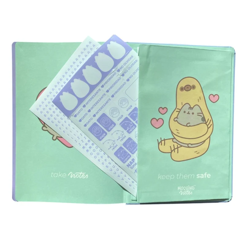 Libreta Notes Pusheen A5 Líneas Mooving - Imagen 6