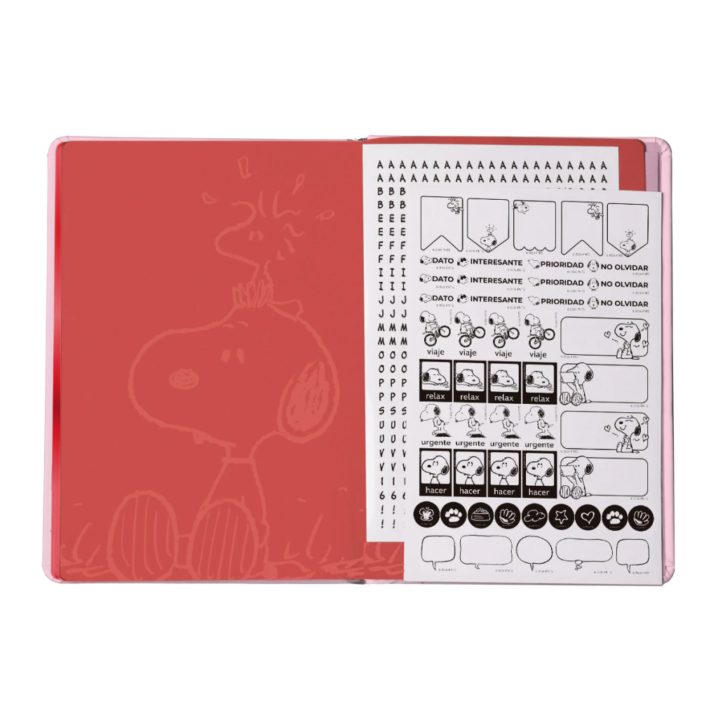 Libreta Notes Snoopy A5 Líneas Mooving - Imagen 4