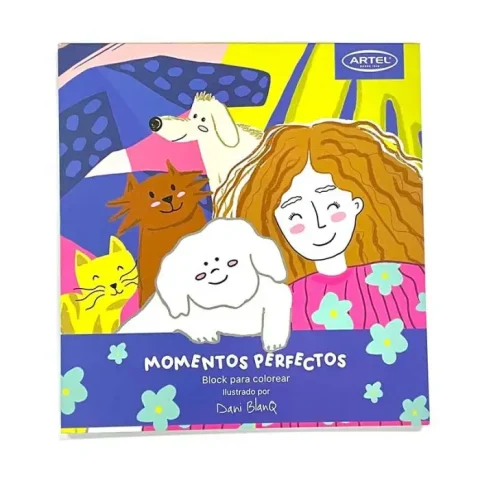 Block para colorear Momentos Perfectos Artel