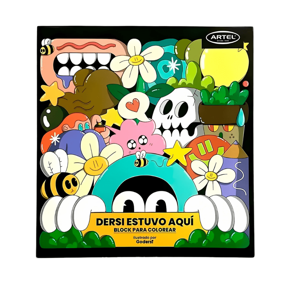 Block para colorear Dersi Estuvo Aqui Artel