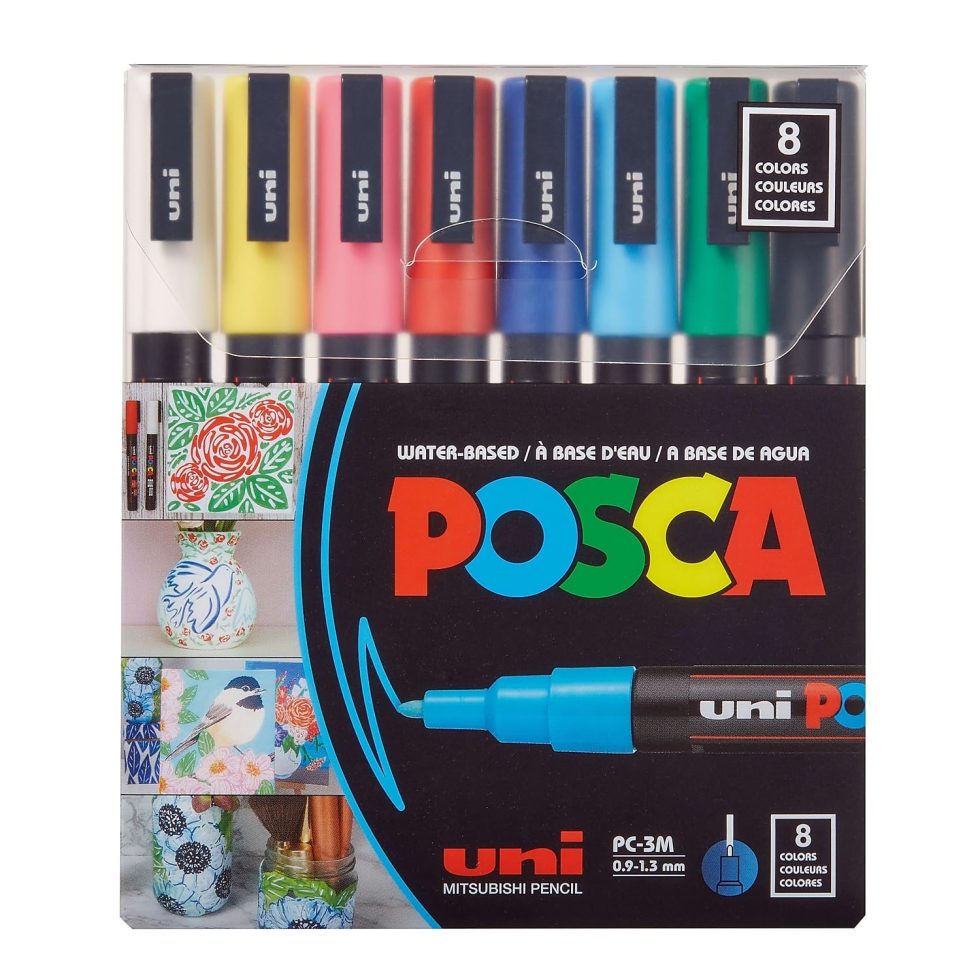 Set 8 Marcadores Posca 3M