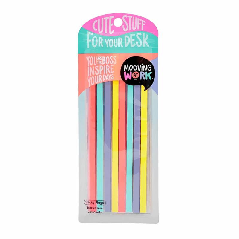 Set Banderitas Angostas Resaltadoras Mooving Maw Mania