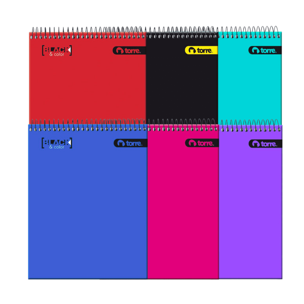Croquera Black & Colors Torre 16 x 21