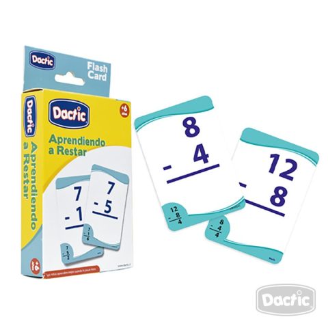 Láminas Aprendiendo a Restar Dactic